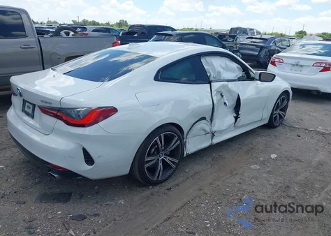 2021 BMW 430I z USA, uszkodzony, nr VIN WBA53AP06MCF97913